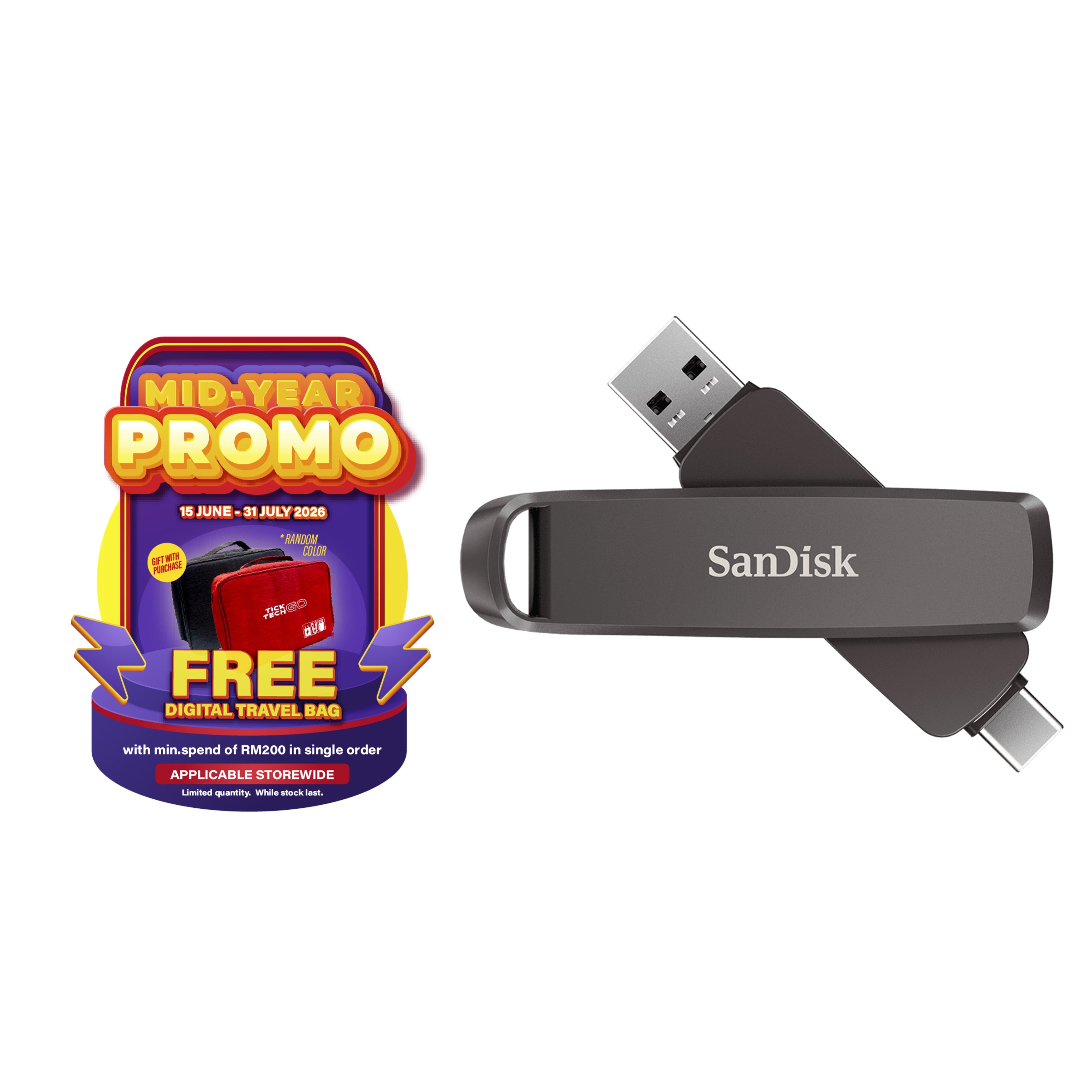 SanDisk Extreme PRO (DDE1) Dual Drive (1TB/ 2TB)-Data Storage-futuromic